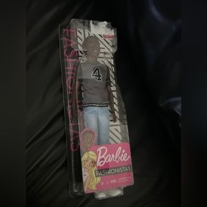 BARBIE FASHIONISTAS #130 AFRICAN AMERICAN KEN DOLL BLACK SEALED NEW